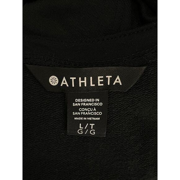 Athleta Balance Jogger Jumpsuit Black Large Tall Casual Comfy Sporty Lounge - Picture 11 of 13